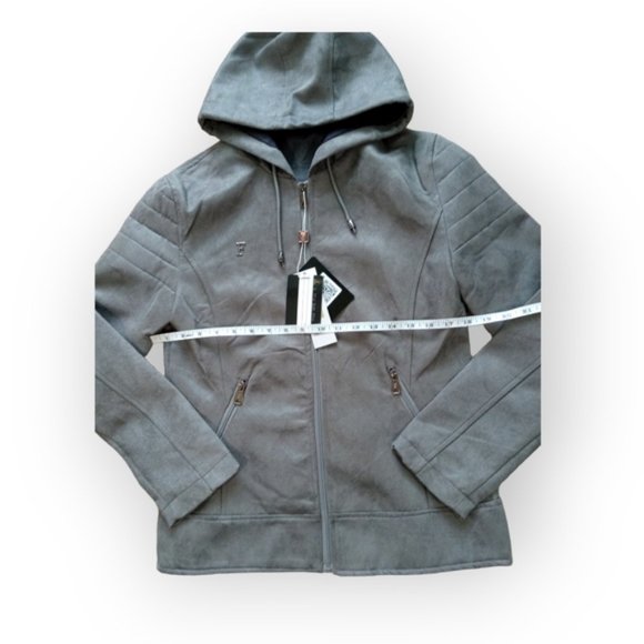 F collection Italian men jacket with hood medium nwt - Picture 5 of 8